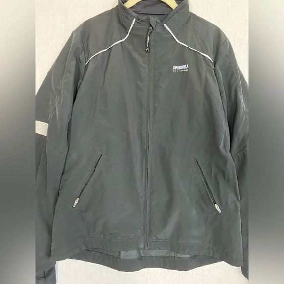 RUNNING ROOM WOMEN'S BLACK REFLECTIVE RUNNING CYCLING JACKET SZ M - Picture 6 of 12